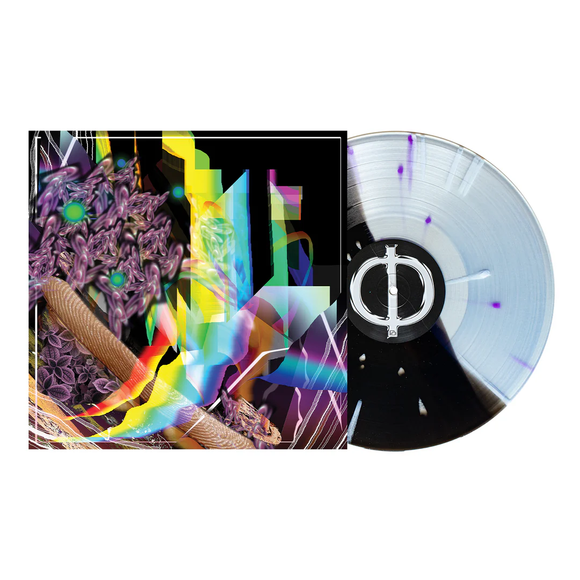 SOULKEEPER – HOLY DESIGN (HALF BLACK ICE / HALF CLEAR W/PURPLE & WHITE SPLATTER) - LP •