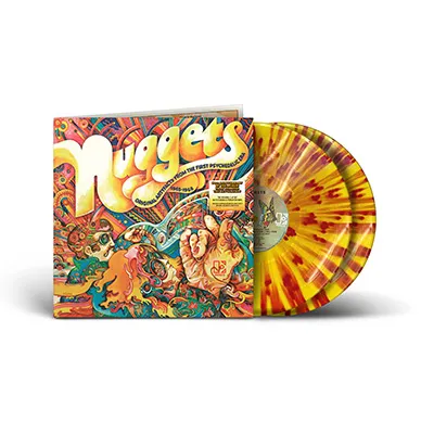 NUGGETS: VARIOUS – ORIGINAL ARTYFACTS FROM THE FIRST PSYCHEDELIC ERA (1965-1968) (SYEOR 24 - RED/YELLOW PSYCHEDELIC VINYL) - LP •