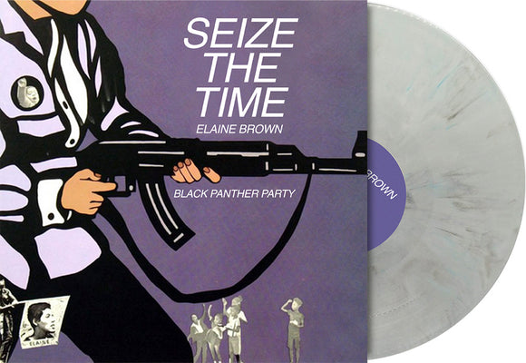 BROWN,ELAINE – SEIZE THE TIME - BLACK PANTHER PARTY (WHITE MARBLE VINYL - RSD ESSENTIAL) - LP •