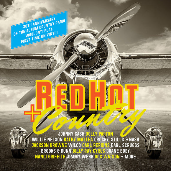 RED HOT & COUNTRY  – VARIOUS - LP •