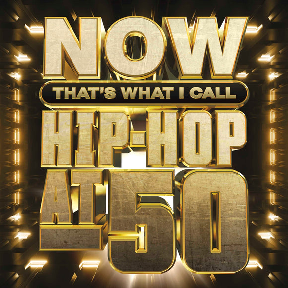 NOW HIP-HOP AT 50 – VARIOUS (BLACK ICE VINYL) - LP •