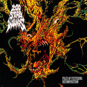 200 STAB WOUNDS – PILES OF FESTERING DECOMPOSITION (SEPTIC STENCH - CLEAR WITH YELLOW & BLUE SMOKE VINYL) - LP •