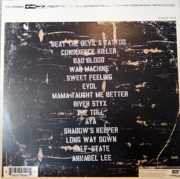 Black Rebel Motorcycle Club/Beat… レコードLP BLACK REBEL MOTORCYCLE CLUB - Beat Devil's Tattoo - Amazon.com Music