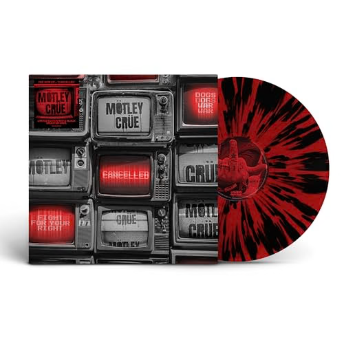 MOTLEY CRUE – CANCELLED (RED/BLACK SPLATTER) - LP •