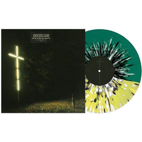 KNOCKED LOOSE – YOU WON'T GO BEFORE YOU'RE SUPPOSED TO (INDIE EXCLUSIVE HALF GREEN / HALF YELLOW W/ BLACK & WHITE SPLATTER) - LP •