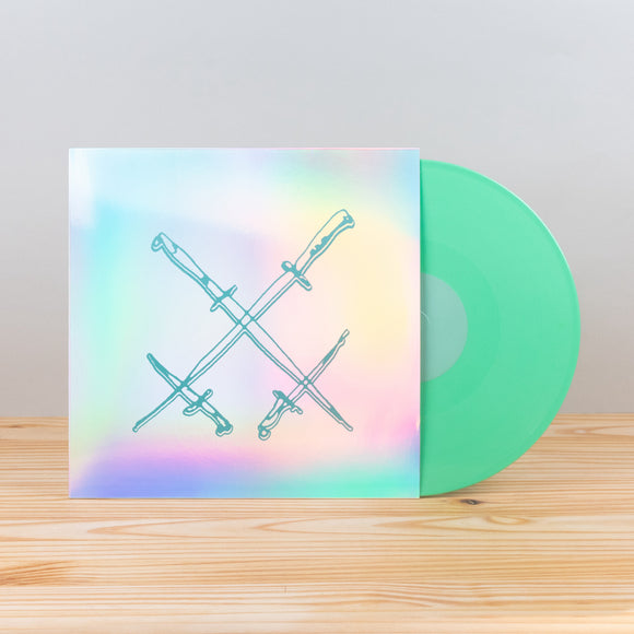 XIU XIU – 13 FRANK BELTRAME ITALIAN STILETTO WITH BISON HORN GRIPS (MINT GREEN) - LP •