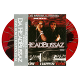 DA HEADBUSSAZ – DAT'S HOW IT HAPPEN TO 'M (RED AND BLACK SPLASH WITH SILVER SPLATTER) - LP •