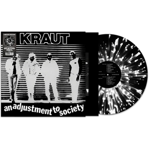 KRAUT – ADJUSTMENT TO SOCIETY (BLACK/WHITE SPLATTER) - LP •