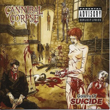 CANNIBAL CORPSE – GALLERY OF SUICIDE (OFF WHITE W/RED SPLATTER) - LP •