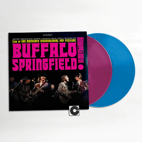 BYRDS / BUFFALO SPRINGFIELD – BUFFALO SPRINGFIELD AND THE BYRDS LIVE AT THE MONTEREY INTERNATIONAL POP FESTIVAL (ORCHID & SKY BLUE VINYL) (RSD BLACK FRIDAY 2024) - LP •