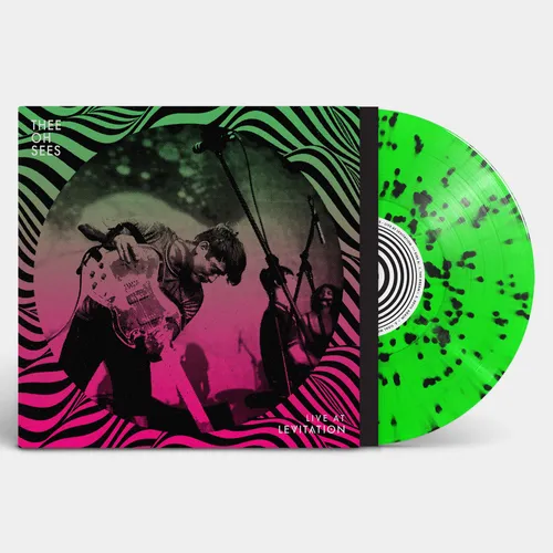 THEE OH SEES – LIVE AT LEVITATION (GREEN WITH BLACK SPLATTER) - LP •