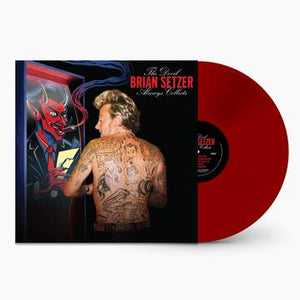 SETZER,BRIAN – DEVIL ALWAYS COLLECTS (RED VINYL) - LP •