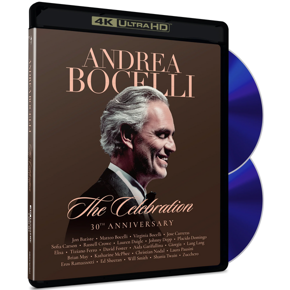 BOCELLI,ANDREA – CELEBRATION (30TH YEAR 4K ULTRA HD) - BLURAY •