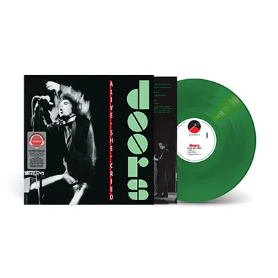 DOORS – ALIVE SHE CRIED (40TH ANNIVERSARY)(SYEOR 24 TRANSLUCENT EMERALD VINYL) - LP •