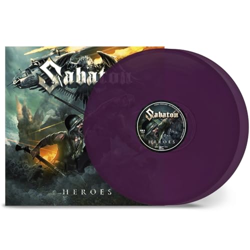 SABATON – HEROES 10TH ANNIVERSARY (TRANSLUCENT VIOLET) - LP •