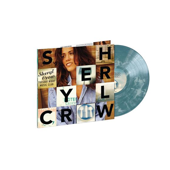 CROW,SHERYL – TUESDAY NIGHT MUSIC (AQUA BLUE W/ WHITE MARBLE) - LP •