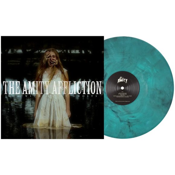 AMITY AFFLICTION – NOT WITHOUT MY GHOSTS (INDIE EXCLUSIVE LIMITED EDITION BLUE W/BLACK & WHITE MARBLE LP) - LP •