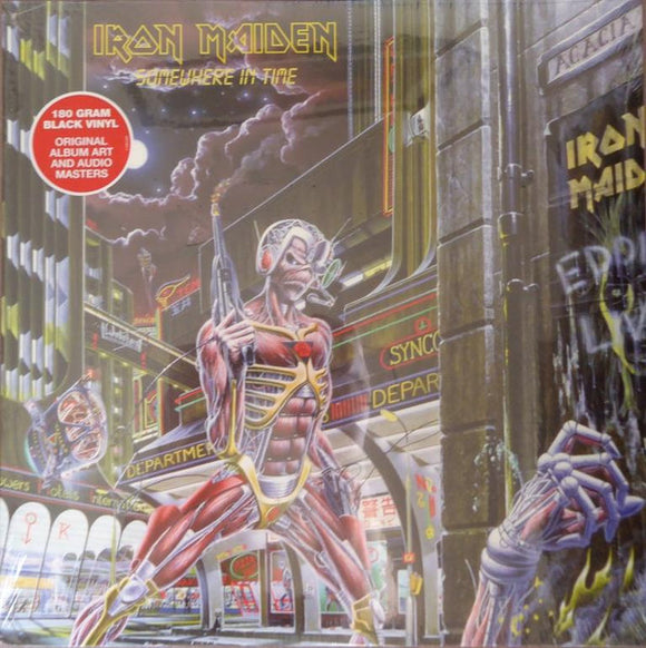 IRON MAIDEN – SOMEWHERE IN TIME - LP •