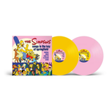 SIMPSONS – SONGS IN THE KEY OF SPRINGFIELD (CANARY YELLOW/BABY PINK) - LP •