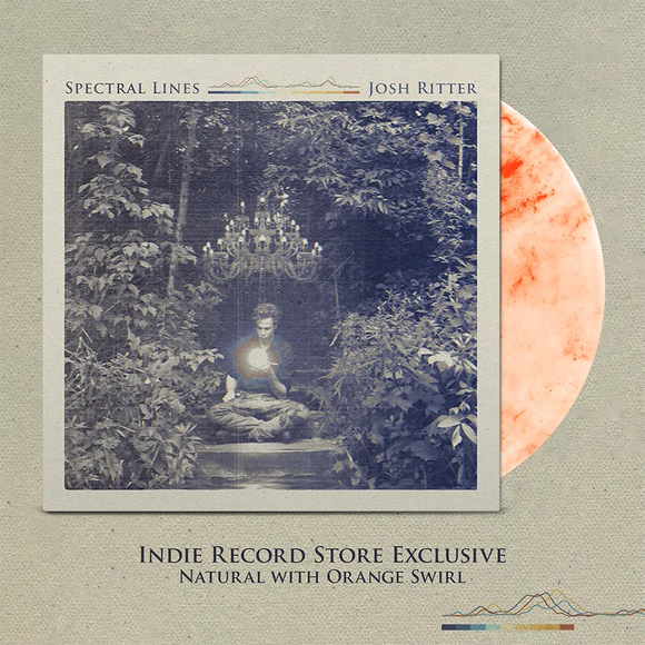 RITTER,JOSH – SPECTRAL LINES (NATURAL CLEAR WITH ORANGE SWIRL - INDIE EXCLUSIVE) - LP •