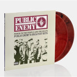 PUBLIC ENEMY – POWER TO THE PEOPLE AND THE BEATS GREATEST HITS (BLOOD RED WITH BLACK SMOKE) - LP •