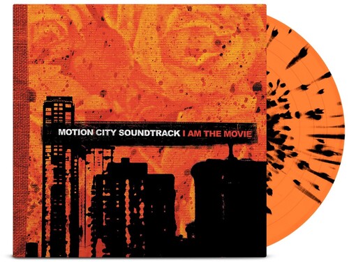 MOTION CITY SOUNDTRACK – I AM THE MOVIE - ANNIVERSARY (TANGERINE W/BLACK SPLATTER) - LP •