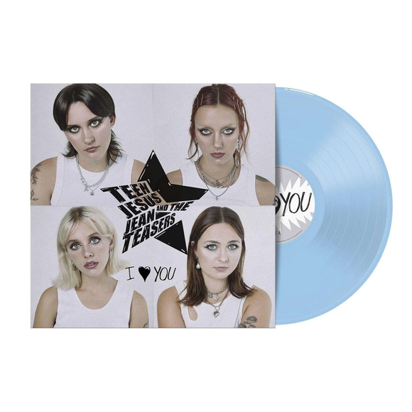 TEEN JESUS & THE JEAN TEASERS – I LOVE YOU (TRANSPARENT BLUE) - LP •