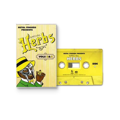 MF DOOM – METAL FINGERS PRESENTS: SPECIAL HERBS VOL. 3 & 4 - TAPE •