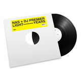 NAS + DJ PREMIER – LIGHT-YEARS (INDIE EXCLUSIVE WHITE LABEL) - LP •