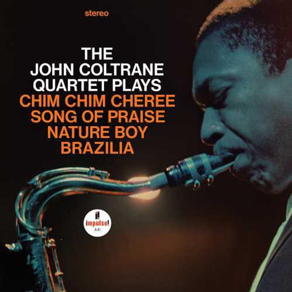 COLTRANE,JOHN – JOHN COLTRANE QUARTET PLAYS (VERVE ACOUSTIC SOUNDS SERIES) - LP •