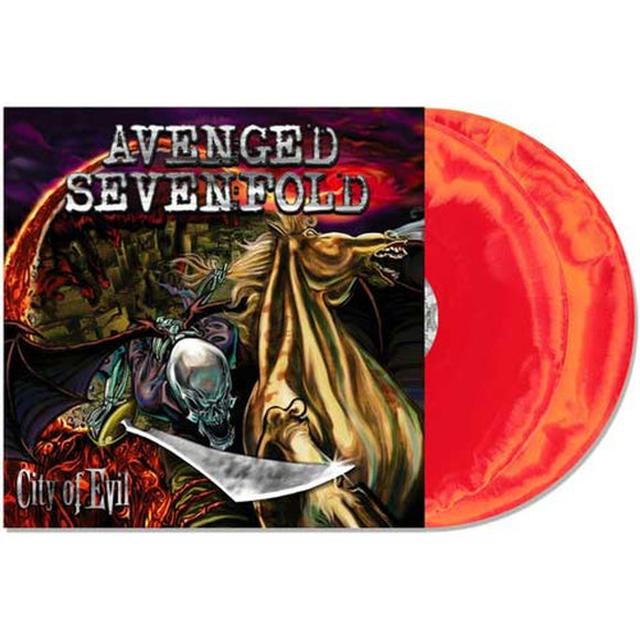 THE CITY レコード AVENGED SEVENFOLD CITY OF EVIL (INDIE EXCLUSIVE ORANGE/RED S LP