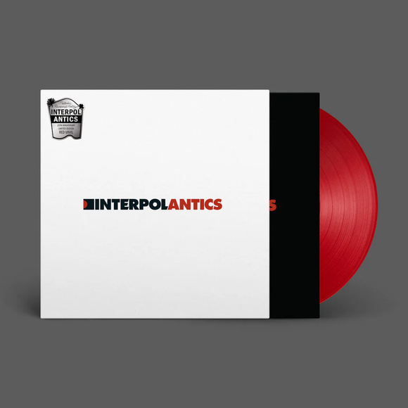 INTERPOL –  ANTICS (20TH ANNIVERSARY RED VINYL) LP <br>PREORDER out 10/25/2024 •