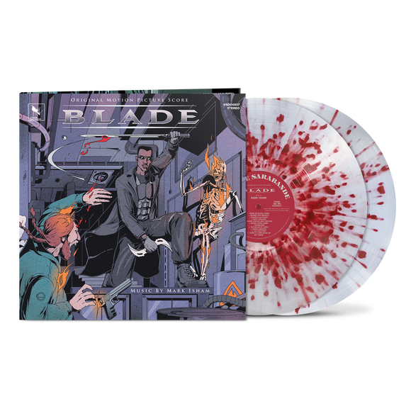 ISHAM,MARK – BLADE - O.S.T. (DELUXE CLEAR BLOOD SPLATTER) - LP •