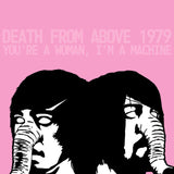 DEATH FROM ABOVE 1979 – YOU'RE A WOMAN I'M A MACHINE (CLEAR WITH PINK SPLATTER ROCKTOBER 2025 BRICK & MORTAR EXCLUSIVE) - LP •