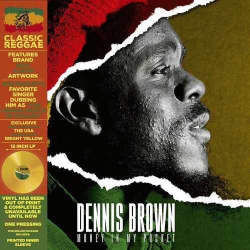 BROWN,DENNIS – MONEY IN MY POCKET (BRIGHT YELLOW) - LP •