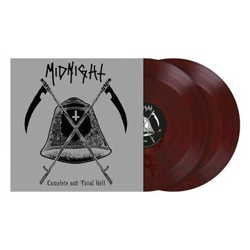 MIDNIGHT – COMPLETE & TOTAL HELL (RED/BLACK MARBLE VINYL) - LP •
