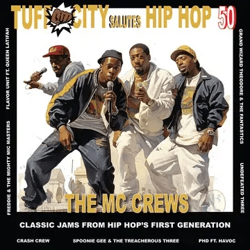 TUFF CITY SALUTES HIP HOP 50: – THE MC CREWS (RED VINYL) (RSD BLACK FRIDAY 2023)  - LP •