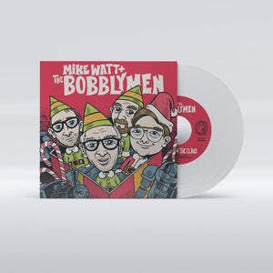 WATT,MIKE & THE BOBBLYMEN – SURFIN' WITH THE CLAUS (WHITE VINYL) - 7" •