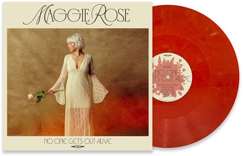 ROSE,MAGGIE – NO ONE GETS OUT ALIVE (OPAQUE GOLD WITH RED SWIRL) - LP •