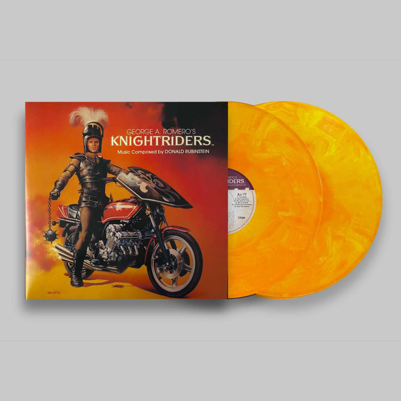 RUBINSTEIN,DONALD – GEORGE A. ROMERO'S KNIGHTRIDER OST (RED/BLACK & ORANGE/YELLOW) - LP •