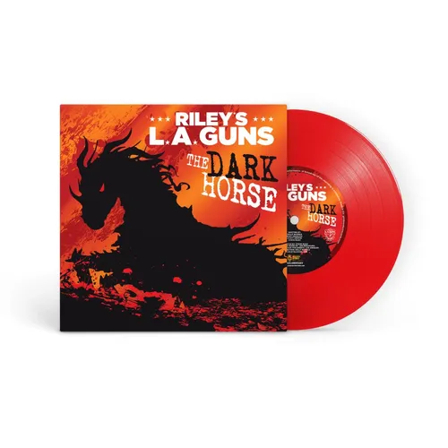 L.A. GUNS – DARK HORSE / BALLAD OF JAYNE (RED VINYL) - 7