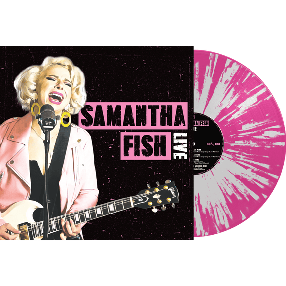 FISH,SAMANTHA – LIVE (PINK/WHITE SPLATTER) - LP •