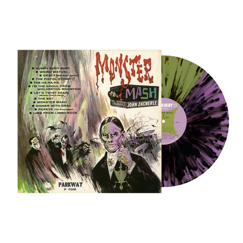 ZACHERLE,JOHN – MONSTER MASH (RSD ESSENTIAL PURPLE & GREEN SPLIT WITH BLACK SPLATTER) - LP •