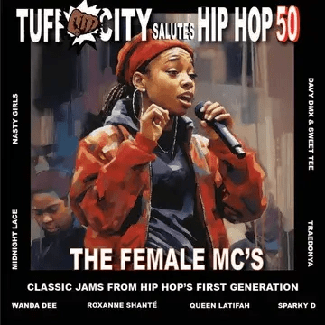 TUFF CITY SALUTES HIP HOP 50: – THE FEMALE MC'S (ORANGE VINYL) (RSD BLACK FRIDAY 2023)- LP •