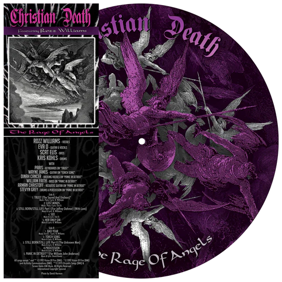 CHRISTIAN DEATH – RAGE OF ANGELS (PICTURE DISC) - LP •