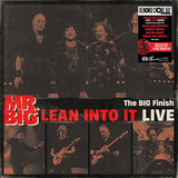 MR BIG – BIG FINISH - LEAN INTO IT LIVE (BLACK & RED SPLATTER) (RSD24) - LP •