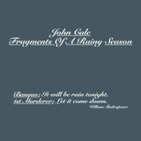 CALE,JOHN – FRAGMENTS OF A RAINY SEASON - LP •