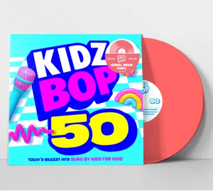 KIDZ BOP KIDS – KIDZ BOP 50 (NEON CORAL) - LP •