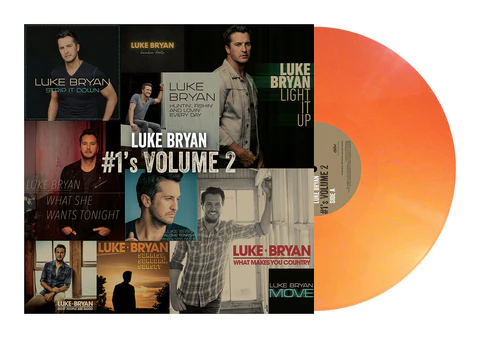 BRYAN,LUKE – #1'S VOLUME 2 (TANGERINE ORANGE VINYL) - LP •
