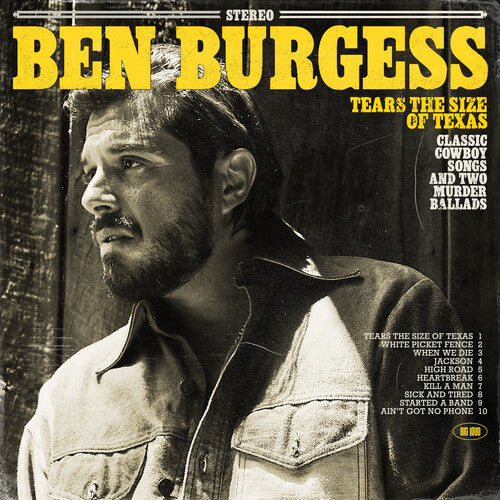 BURGESS,BEN – TEARS THE SIZE OF TEXAS - LP •